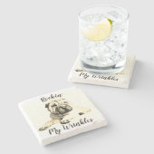 Niedlich Shar Pei Marble Untersetzer (Seitenansicht)