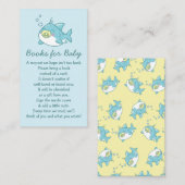 Niedlich Shark Baby Shower Kawaii Bücher für Baby Begleitkarte (Vorne/Hinten)