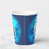 Niedlich Shark Birthday Personalisiert Boy Pappbecher (Rechts)