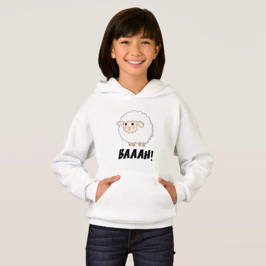 Niedlich Sheep Baaah Hoodie (Vorne ganz)