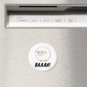 Niedlich Sheep Baaah Magnet (In Situ (Geschirrspüler))