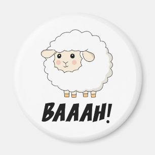 Niedlich Sheep Baaah Magnet