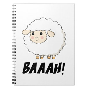 Niedlich Sheep Baaah Notizblock