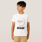Niedlich Sheep Baaah T-Shirt (Vorne ganz)