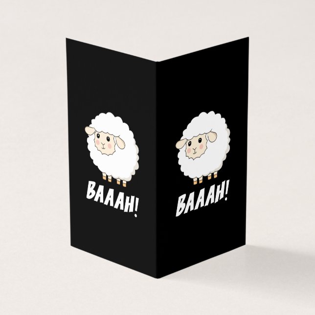 Niedlich Sheep Baah (Vorderseite)