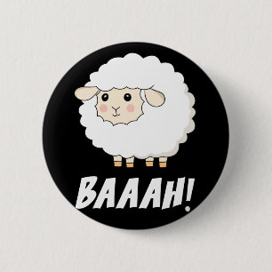 Niedlich Sheep Baah Button