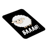 Niedlich Sheep Baah Magnet (Rechte Seite)