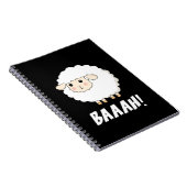 Niedlich Sheep Baah Notizblock (Rechte Seite)
