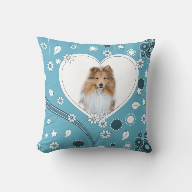 Niedlich Sheltie Shetland Sheepdog Pillow Kissen (Vorderseite)