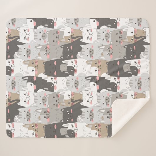 Niedlich Sherpadecke (Vorderseite (Horizontal))