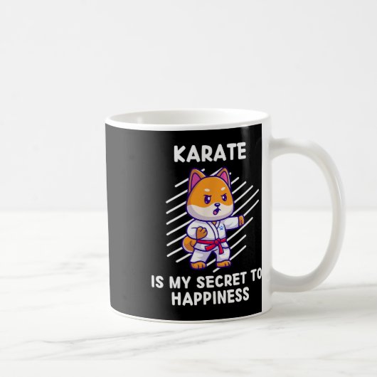 Niedlich Shi Inu Karate ist mein Geheimnis für glü Kaffeetasse (Rechts)