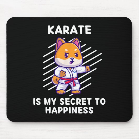 Niedlich Shi Inu Karate ist mein Geheimnis für glü Mousepad (Vorne)