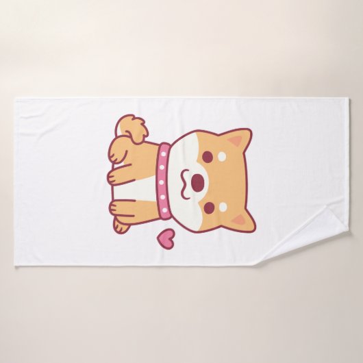 Niedlich Shiba Inu Dog Badehandtuch (Badehandtuch)