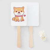 Niedlich Shiba Inu Dog Fächer (Vorne und Hinten)