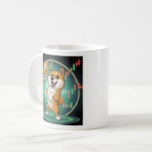 Niedlich Shiba Inu Dog Kaffeetasse (Vorderseite Links)
