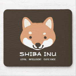 Niedlich Shiba Inu Dog | Loyal Intelligent Süsse F Mousepad