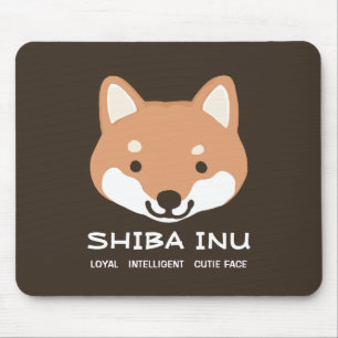 Niedlich Shiba Inu Dog   Loyal Intelligent Süsse F Mousepad