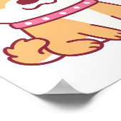 Niedlich Shiba Inu Dog Poster (Ecke)