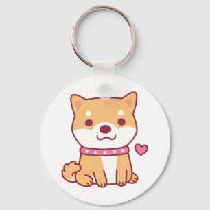 Niedlich Shiba Inu Dog Schlüsselanhänger