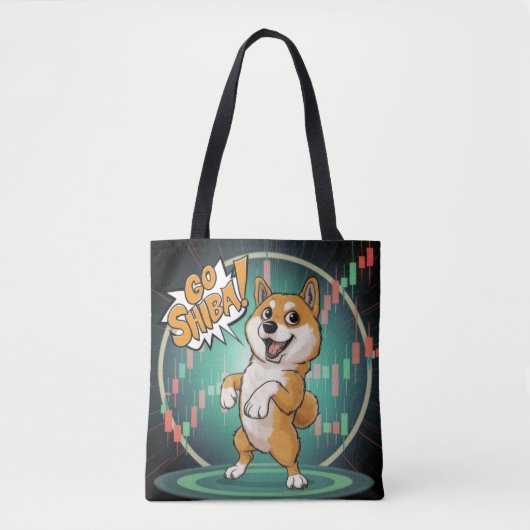 Niedlich Shiba Inu Dog Tasche (Vorderseite)
