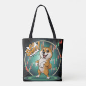 Niedlich Shiba Inu Dog Tasche (Rückseite)