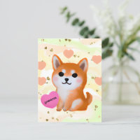 Niedlich Shiba Inu Hearts | Für Hunde