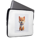 Niedlich Shiba Inu Laptopschutzhülle (Vorne Rechts)