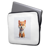 Niedlich Shiba Inu Laptopschutzhülle (Vorderseite Links)