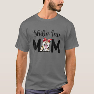 Niedlich Shiba Inu Mama Mütter Tag Dog Mama T-Shirt