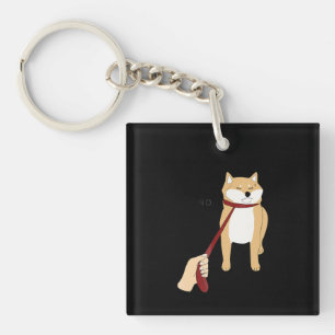 Niedlich Shiba inu Nope dog-lustiges Design Schlüsselanhänger