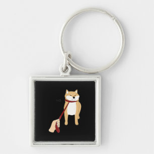 Niedlich Shiba inu   Nope dog-lustiges Design Schlüsselanhänger