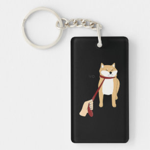 Niedlich Shiba inu Nope dog-lustiges Design Schlüsselanhänger