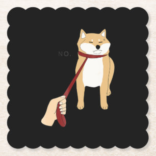 Niedlich Shiba inu Nope dog-lustiges Design Untersetzer