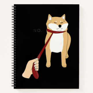Niedlich Shiba Inu Nope - Doge Meme Notizblock