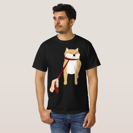 Niedlich Shiba Inu Nope - Doge Meme T-Shirt (Vorne ganz)