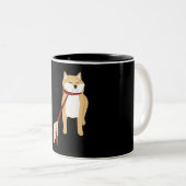 Niedlich Shiba Inu Nope - Doge Meme Zweifarbige Tasse (VorderseiteRechts)