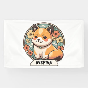 Niedlich Shiba Inu Pup Banner
