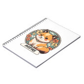 Niedlich Shiba Inu Pup Notizblock (Linke Seite)