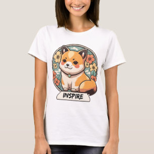 Niedlich Shiba Inu Pup T-Shirt