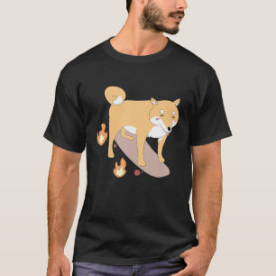 Niedlich Shiba Inu Skate Shirt Doggo Meme - seine 