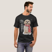 Niedlich Shih Tzu Christmas Welpe Hund Lover Famil T-Shirt (Vorne ganz)