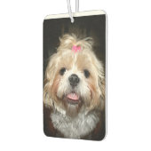 Niedlich Shih Tzu-Gesicht Autolufterfrischer (Links)