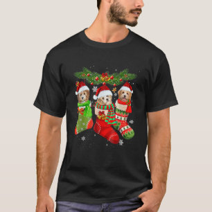Niedlich Shih Tzu in Sock Christmas Santa Shih Tzu T-Shirt