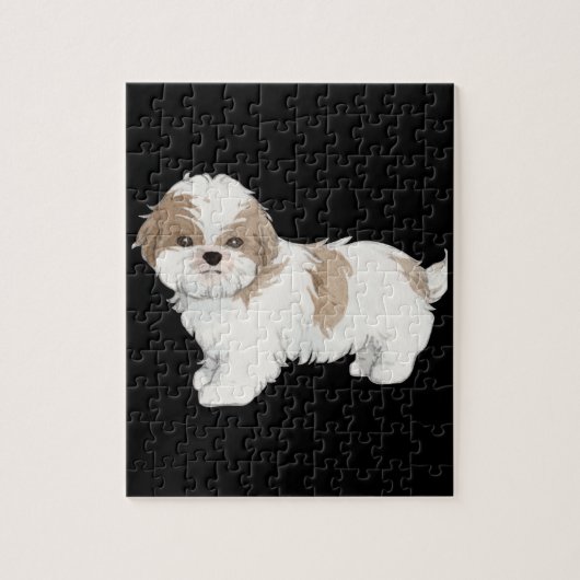 Niedlich Shih Tzu Puppy Puzzle (Vertikal)