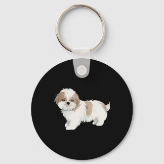 Niedlich Shih Tzu Puppy Schlüsselanhänger
