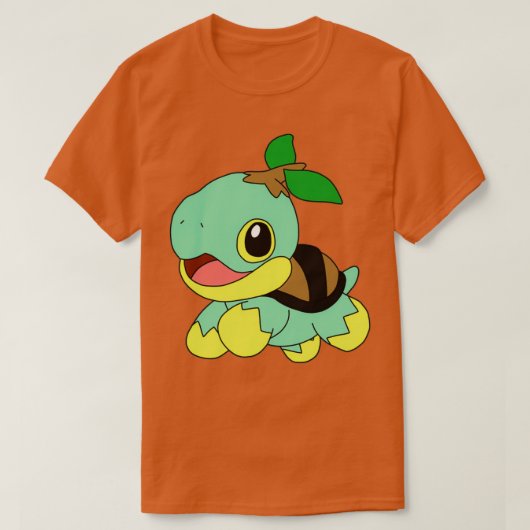 Niedlich Shiny Turtwig T-Shirt (Design vorne)