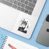 niedlich Shizuku Murazaki Jäger x Jäger Anime Aufkleber (Laptop mit iPhone)