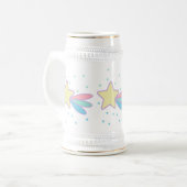 Niedlich Shooting Star Comet Bierglas (Vorderseite Links)