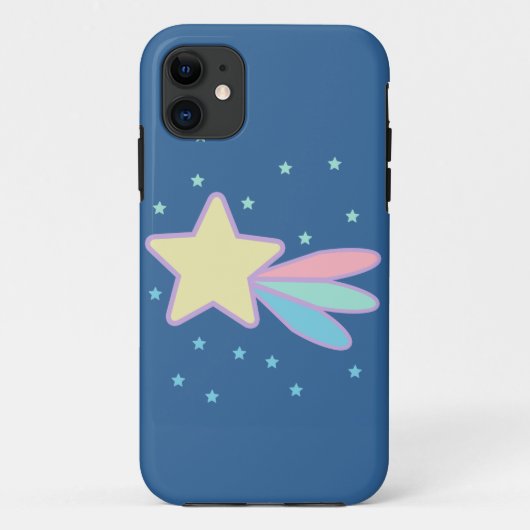 Niedlich Shooting Star Comet Case-Mate iPhone Hülle (Rückseite)
