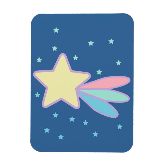 Niedlich Shooting Star Comet Magnet (Vertikal)